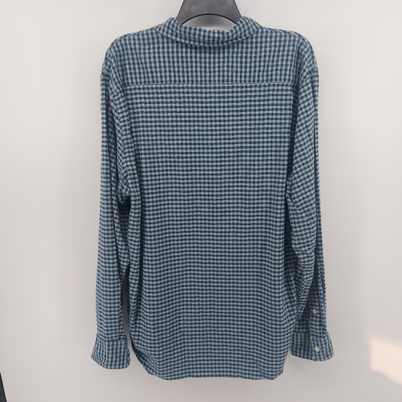 Faherty Faherty Stretch Oxford Check Shirt 2.0 Size XL Cotton Lyocell - Picture 8 of 12